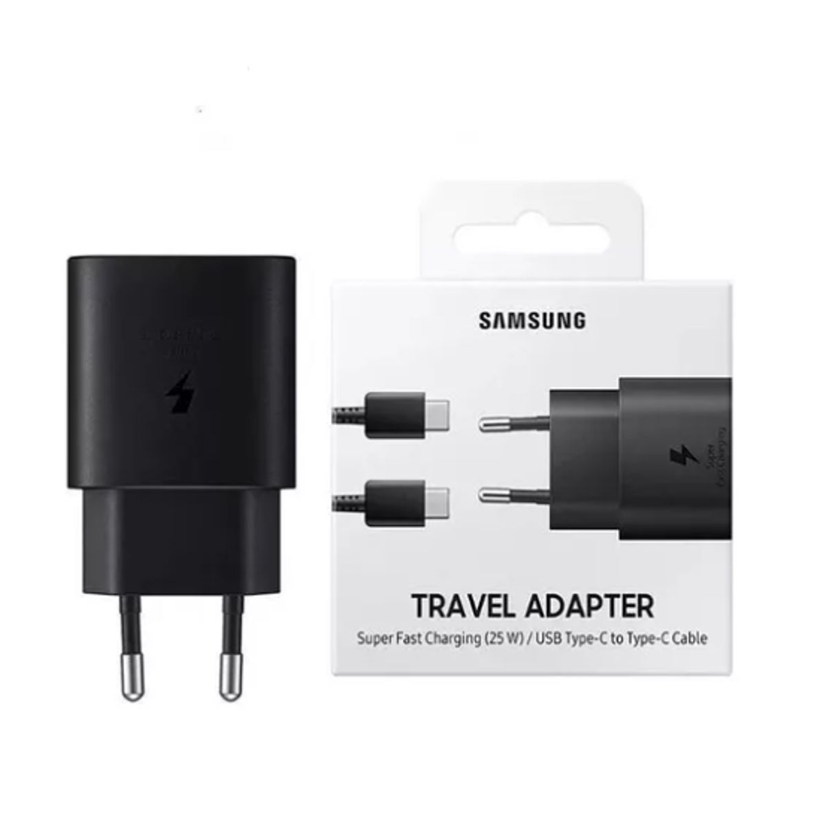 SAMSUNG - Cargador Samsung Carga Rapida Tipo C 25W
