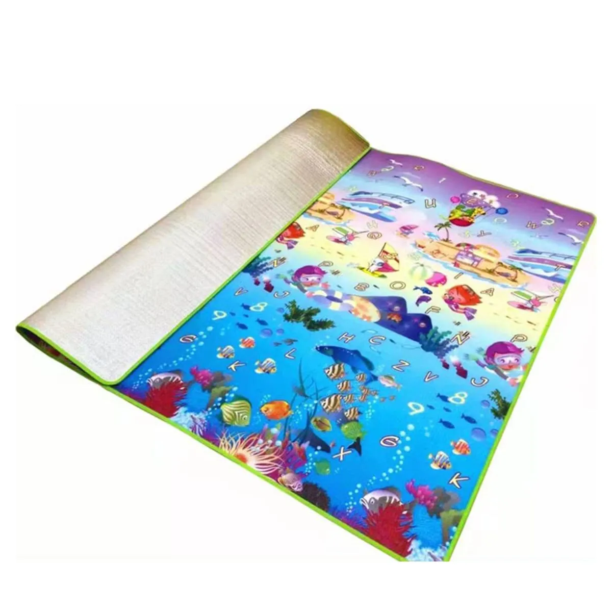 GENERICO - Alfombra De Goma Para Bebe 150X180X05CM