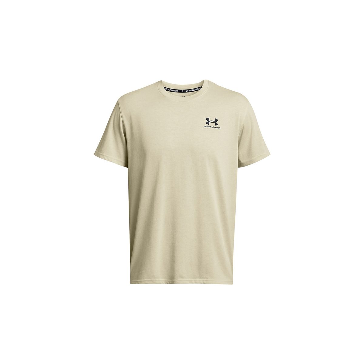 UNDER ARMOUR - Polera manga corta Heavyweight hombre Café UNDER ARMOUR