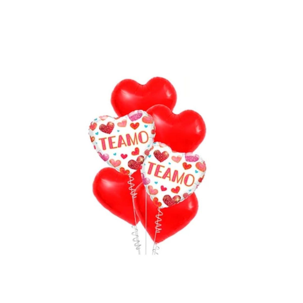 GENERICO - Set De Globos Metalicos Te Amo 6 Pcs