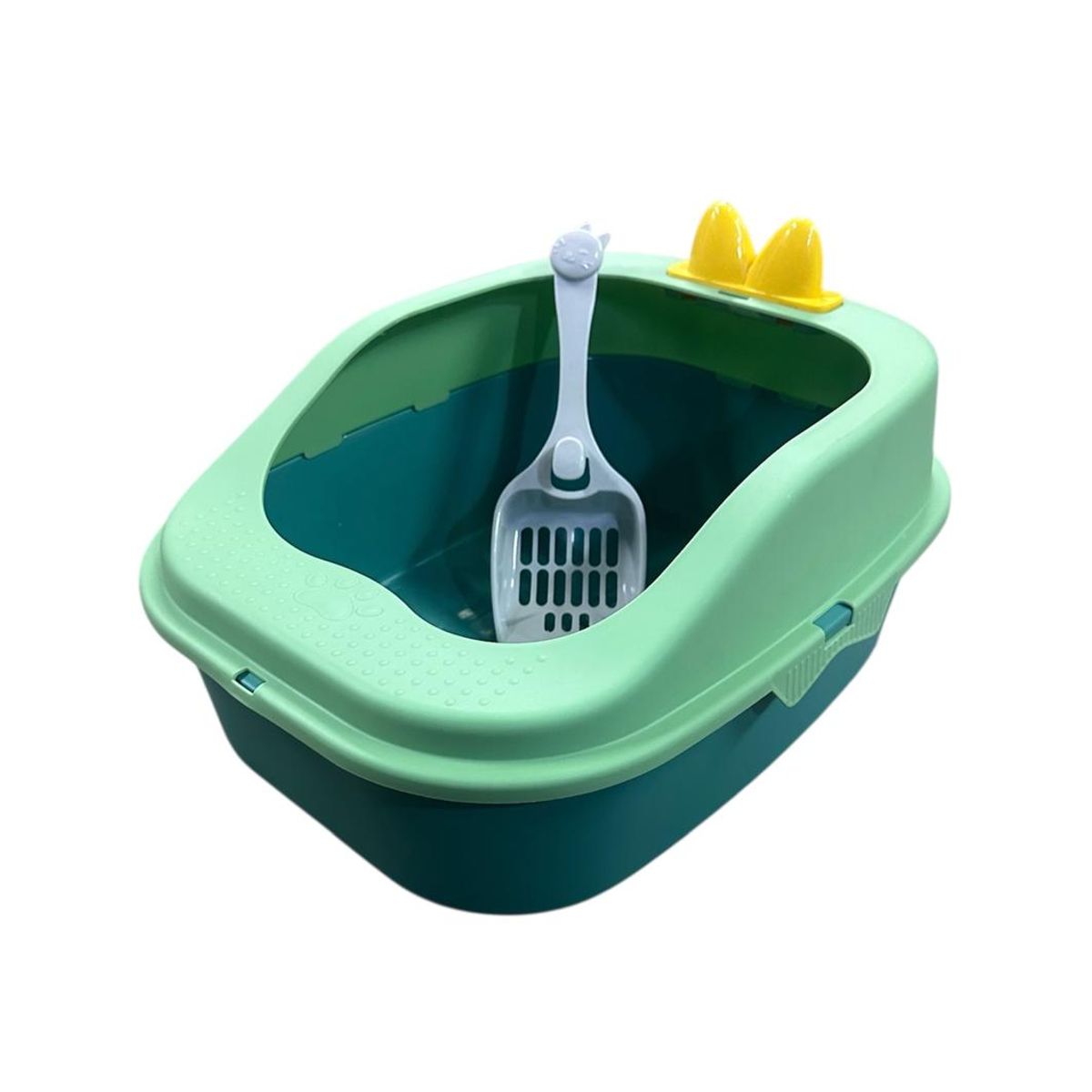 GENERICO - Arenero Para Gatos Mascotas Verde