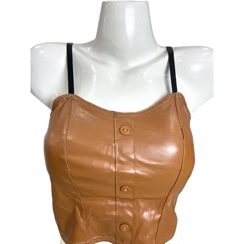 MEDIA LUNA - Crop Top Diseño Kitty con Botones Delanteros