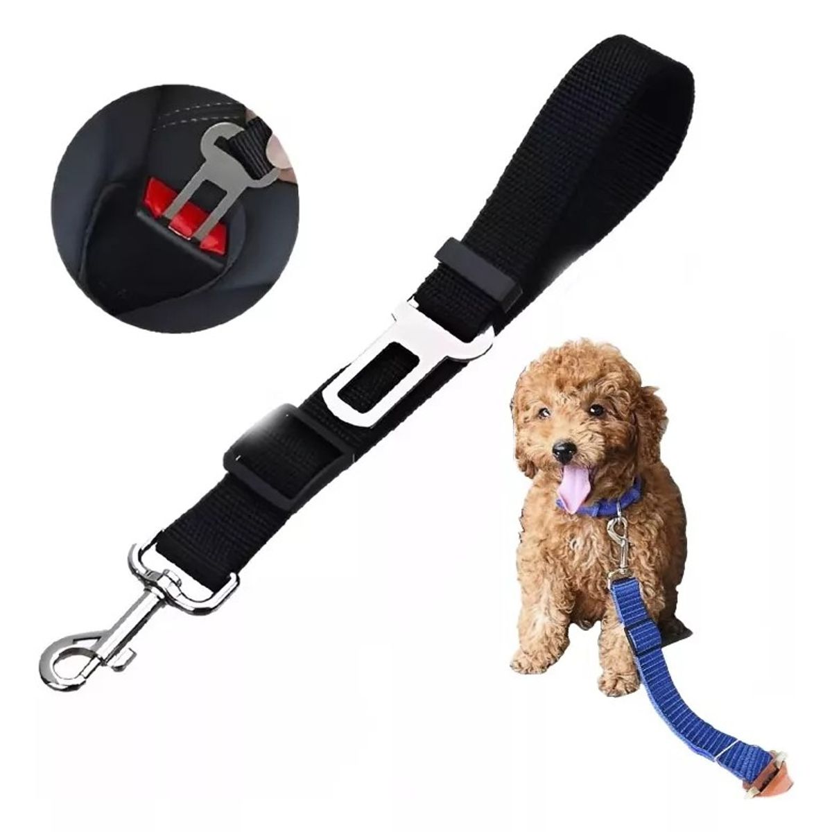 GENERICO - Cinturón De Seguridad Auto Perro Correa Cinturón Gatos