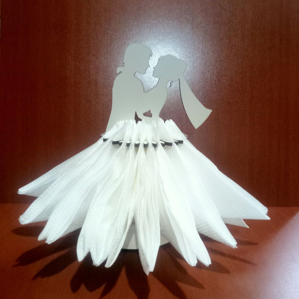 GENERICO - Servilleteros Novios - Mujer con Velo