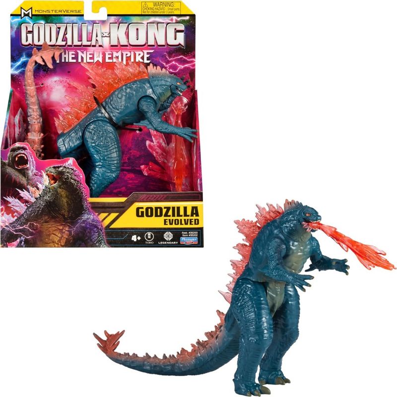 PLAYMATES TOYS - Godzilla x Kong Figura Articulada 15 Cm. - Godzilla