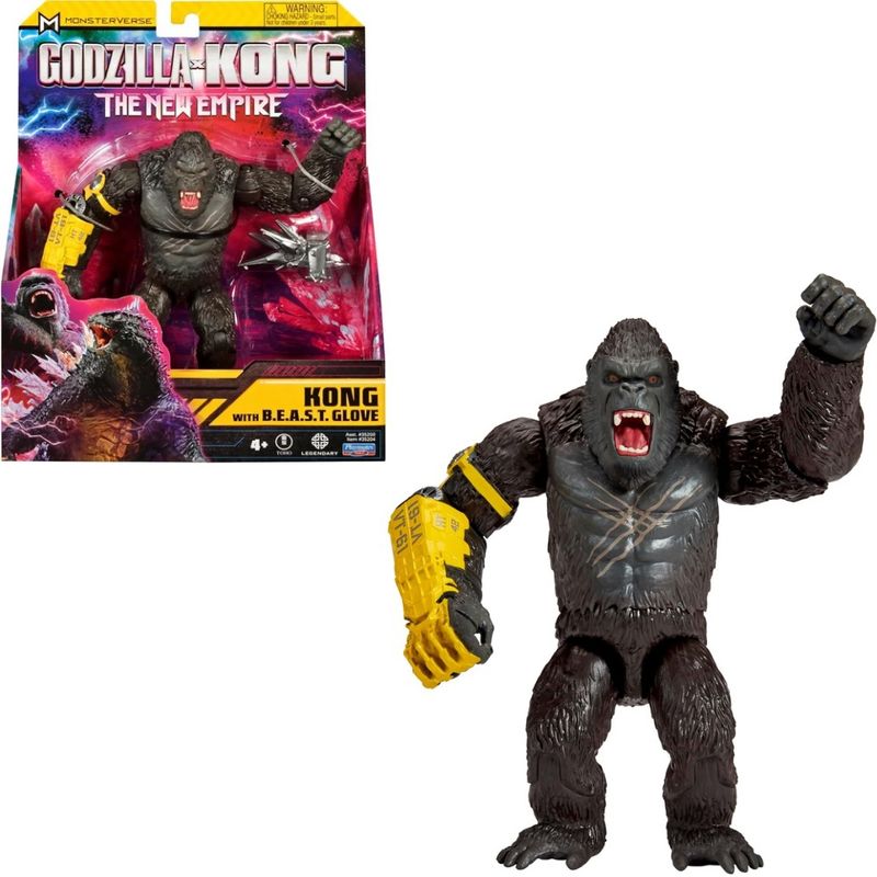 PLAYMATES TOYS - Godzilla x Kong Figura Articulada 15 Cm. - Kong