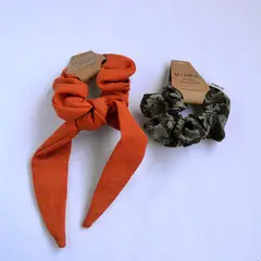 MINKA - Pack scrunchies y cinta terra