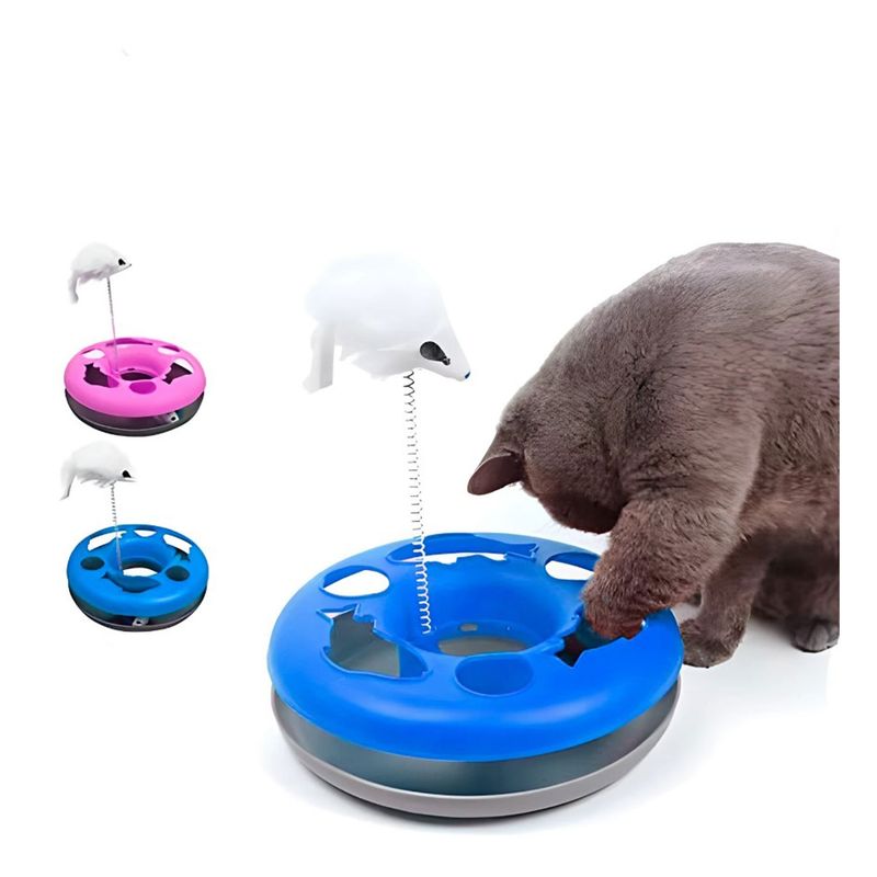 GENERICO - Juguete Interactivo con Pelota Giratoria para Gato