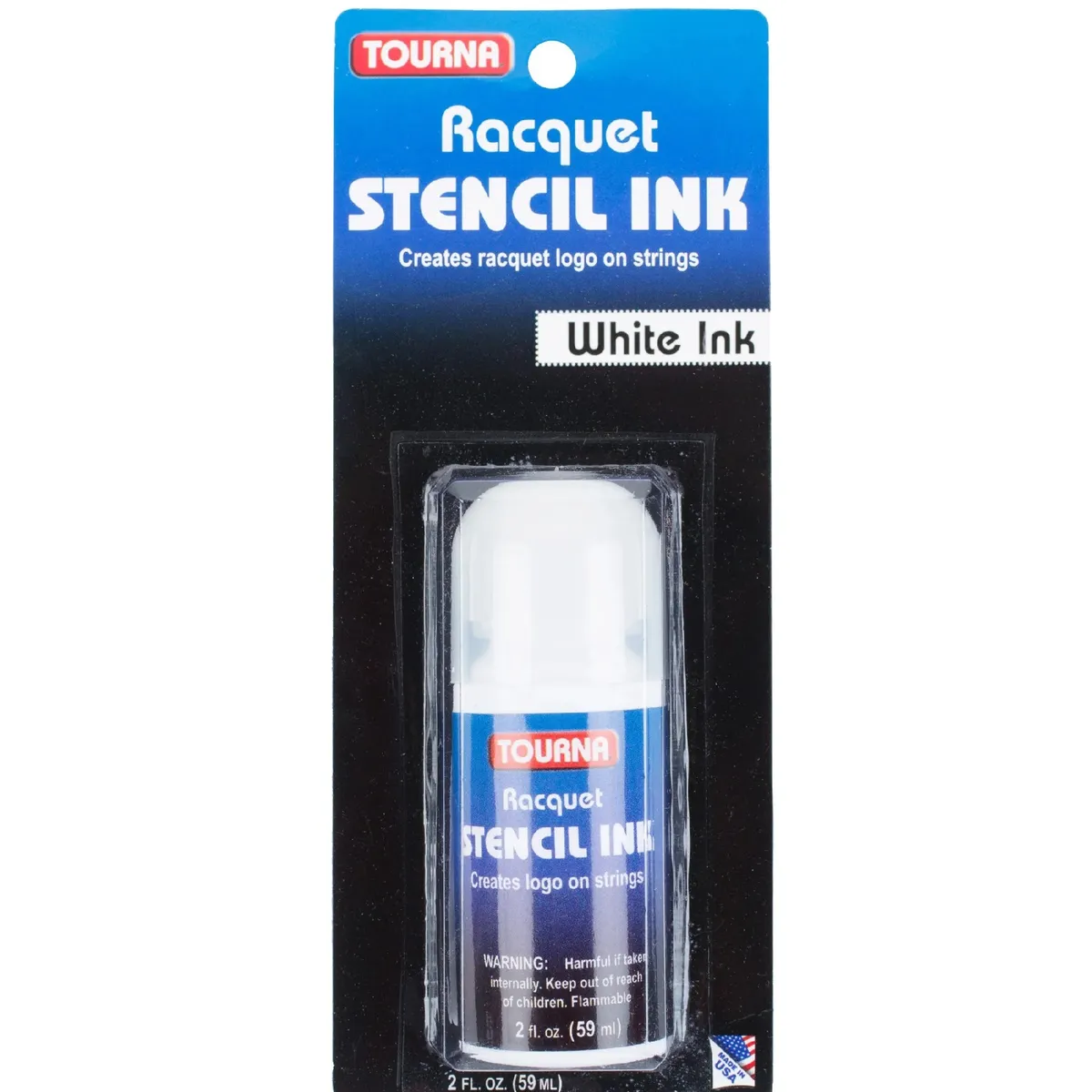 TOURNA - Plumón Raquetas de Tenis Tourna Blanco