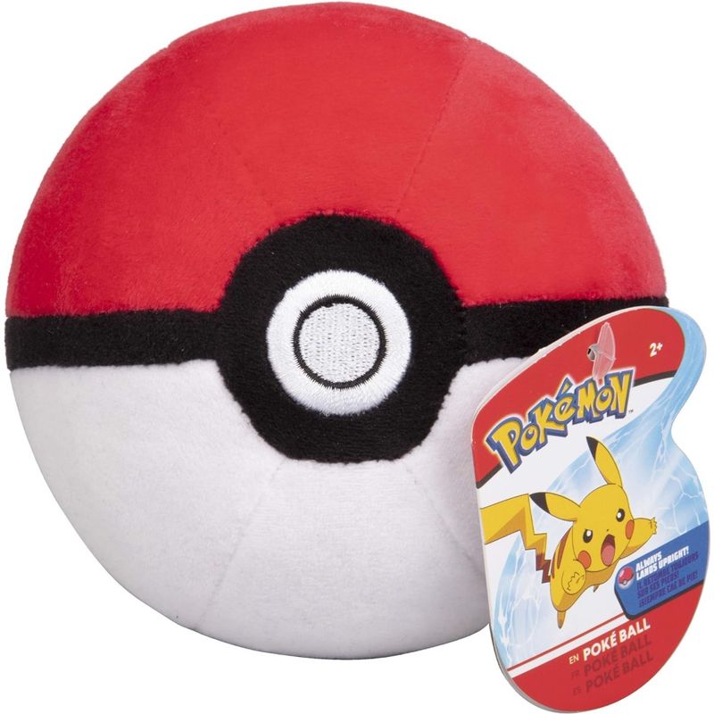 POKEMON - Pokémon Peluche 12 Cm - Poke Ball