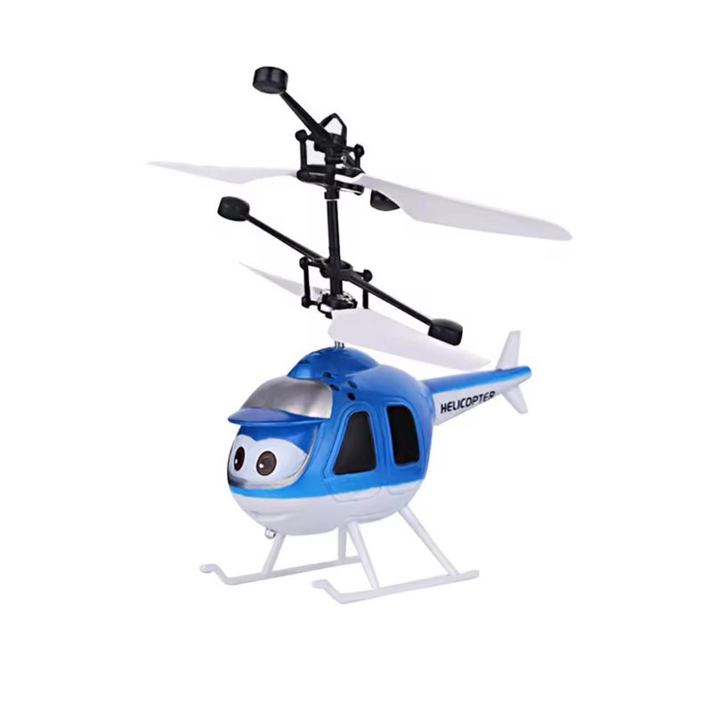GENERICO - Drone Mini Helicóptero Con Sensor Recargable Juguete Azul