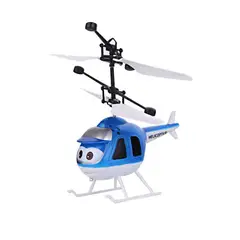 GENERICO - Drone Mini Helicóptero Con Sensor Recargable Juguete Azul