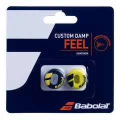 BABOLAT - Antivibrador Custom Damp NegroAmarillo X2