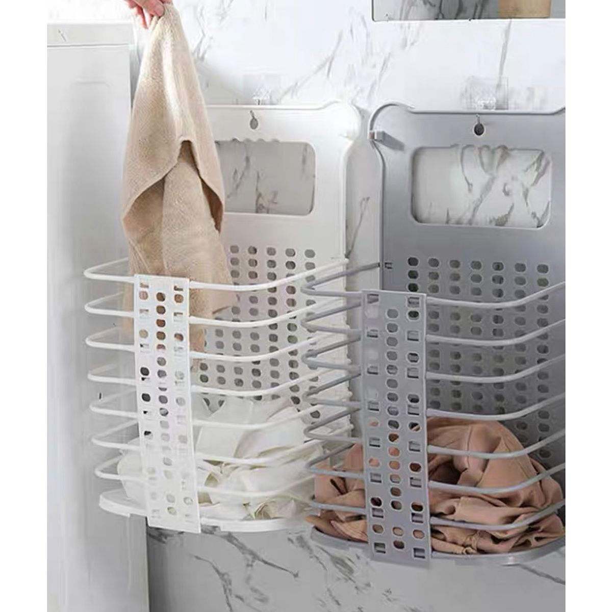 GENERICO - Cesta De Aluminio 46cm Blanco