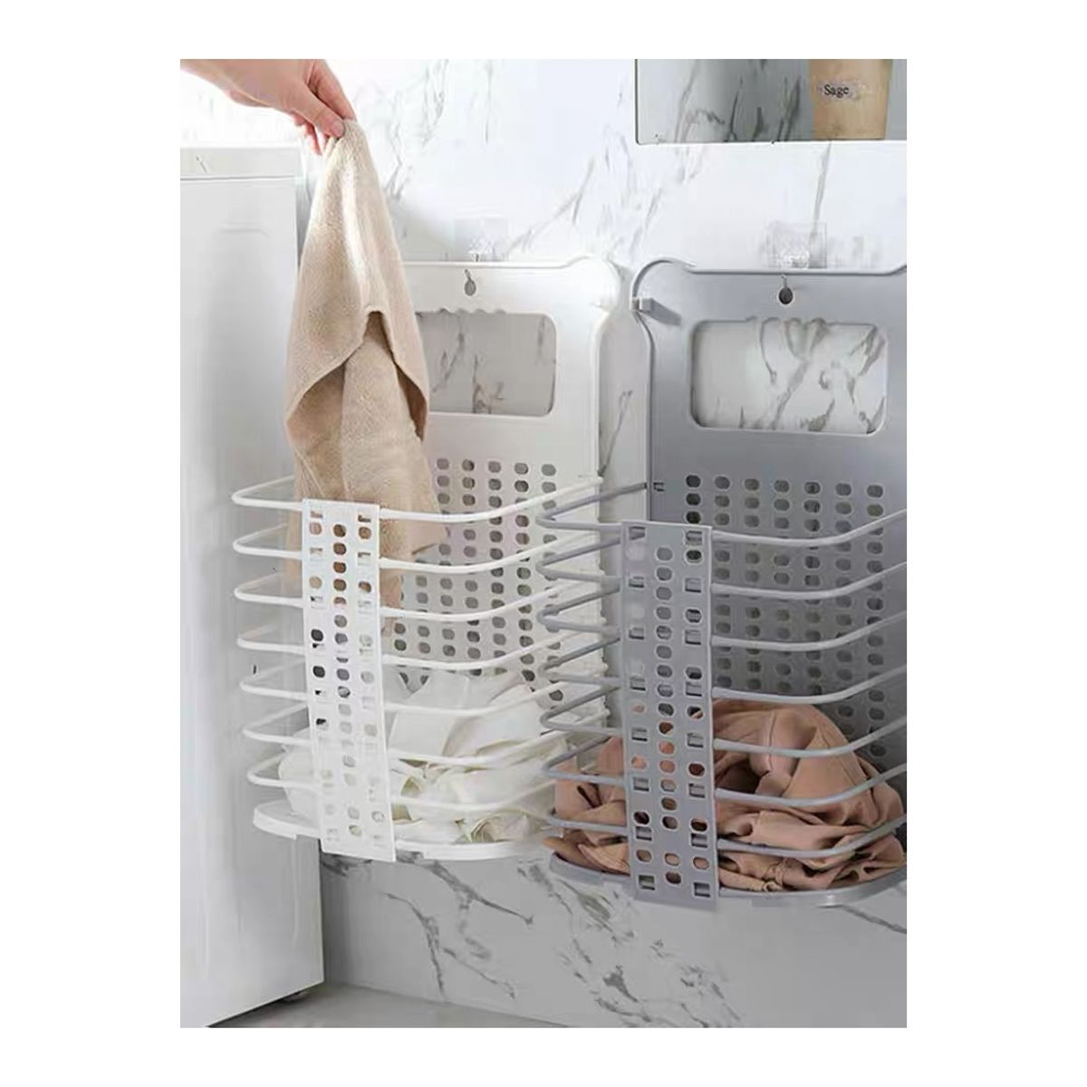 GENERICO - Cesta De Aluminio 46cm Blanco