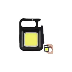 EON - Linterna Led Cob Llavero Gancho Portátil Recargable Potente USB