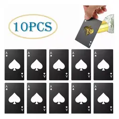 EDWINAYY - Destapador Cerveza Anillo Abridor Metálico Botella Carta 10PCS