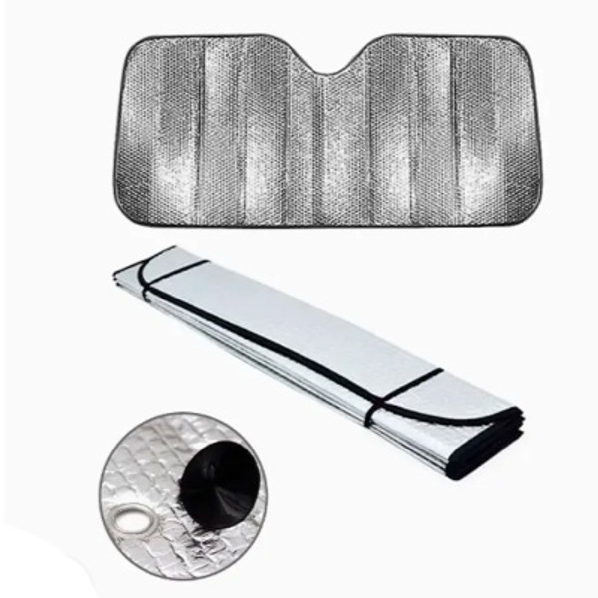 GENERICO - Parasol Protector Solar Para Parabrisa Tapa Sol130x60cm