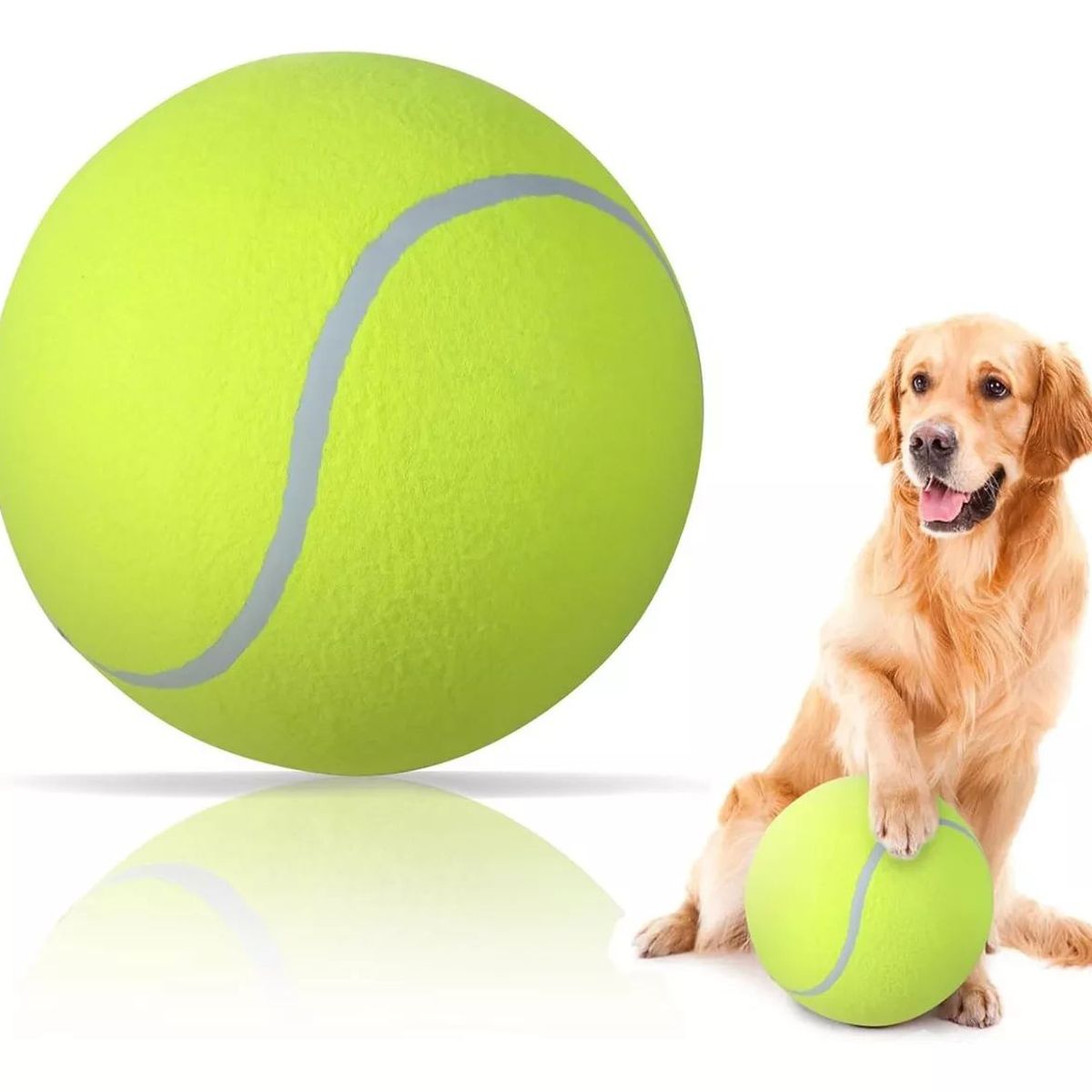 KUANGYE - 24cm Gigante Pelota De Tenis Para Mascota Grande Perros