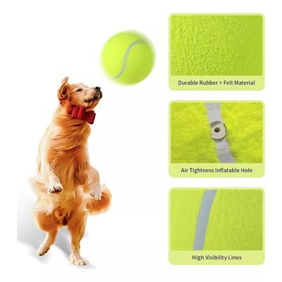 Imagen 2 del producto 24cm Gigante Pelota De Tenis Para Mascota Grande Perros