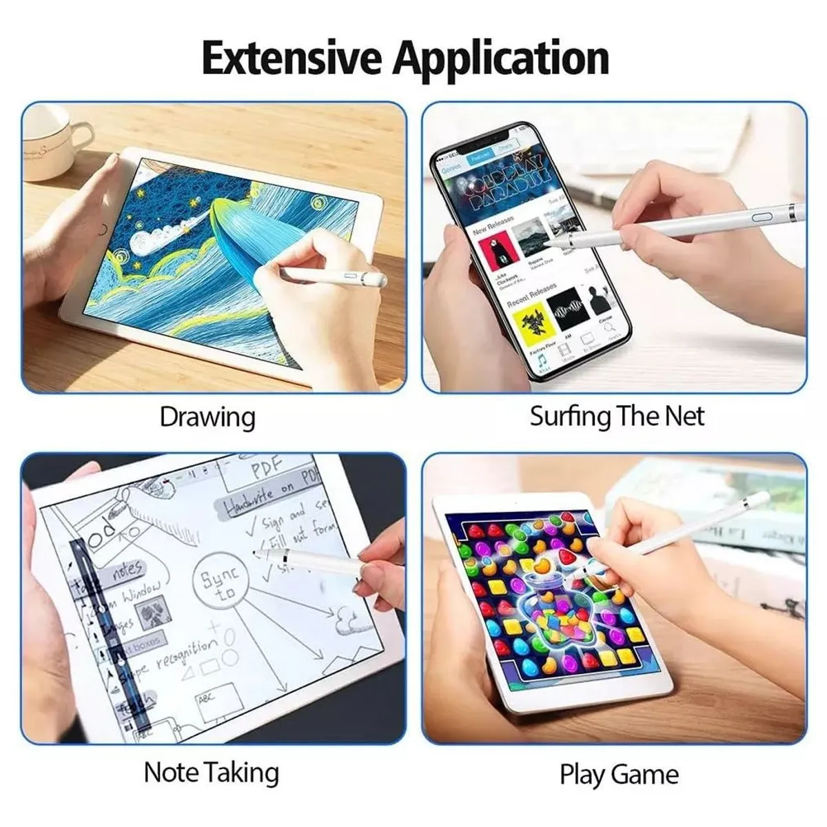 KUANGYE - Lápiz Pencil Evotec Et-p1 Para Tablet iPad Samsung Lenovo Hw