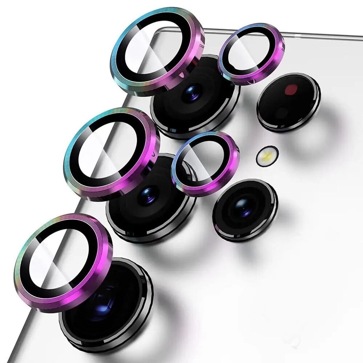 GENERICO - Protector De Lentes Para Samsung S24 Ultra - Multicolor