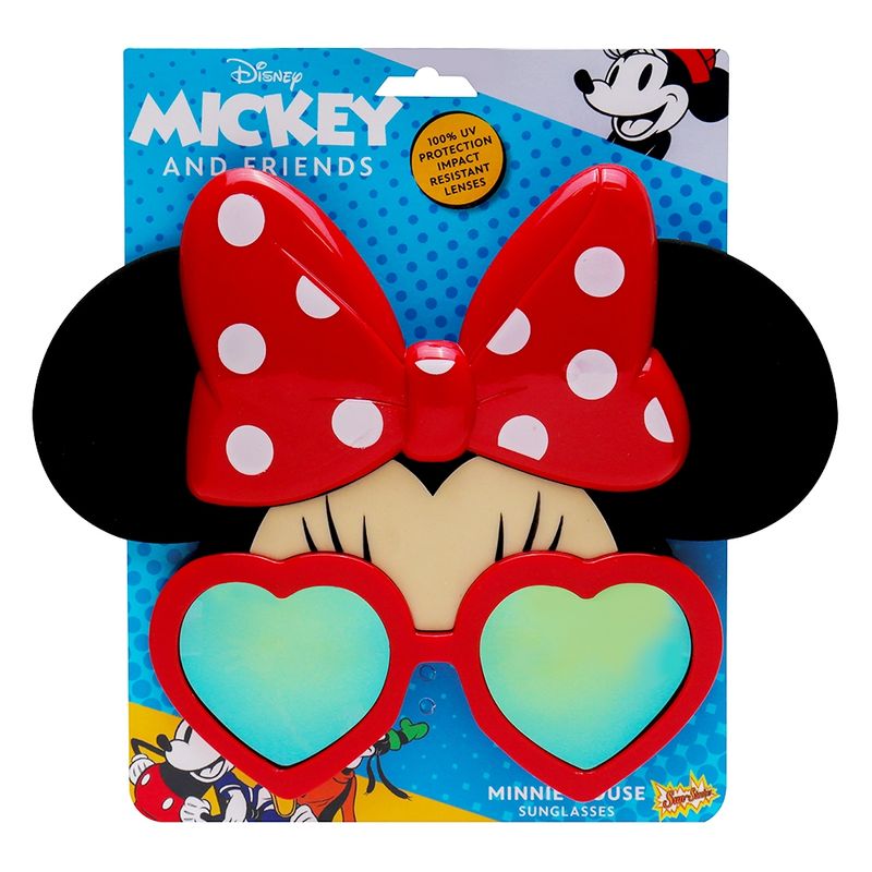 DISNEY - Lentes de Sol Niña Minnie Mouse Corazon Rojo Disney