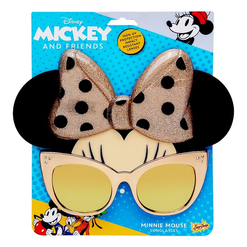DISNEY - Lentes de Sol Niña Minnie Mouse Dorado Disney