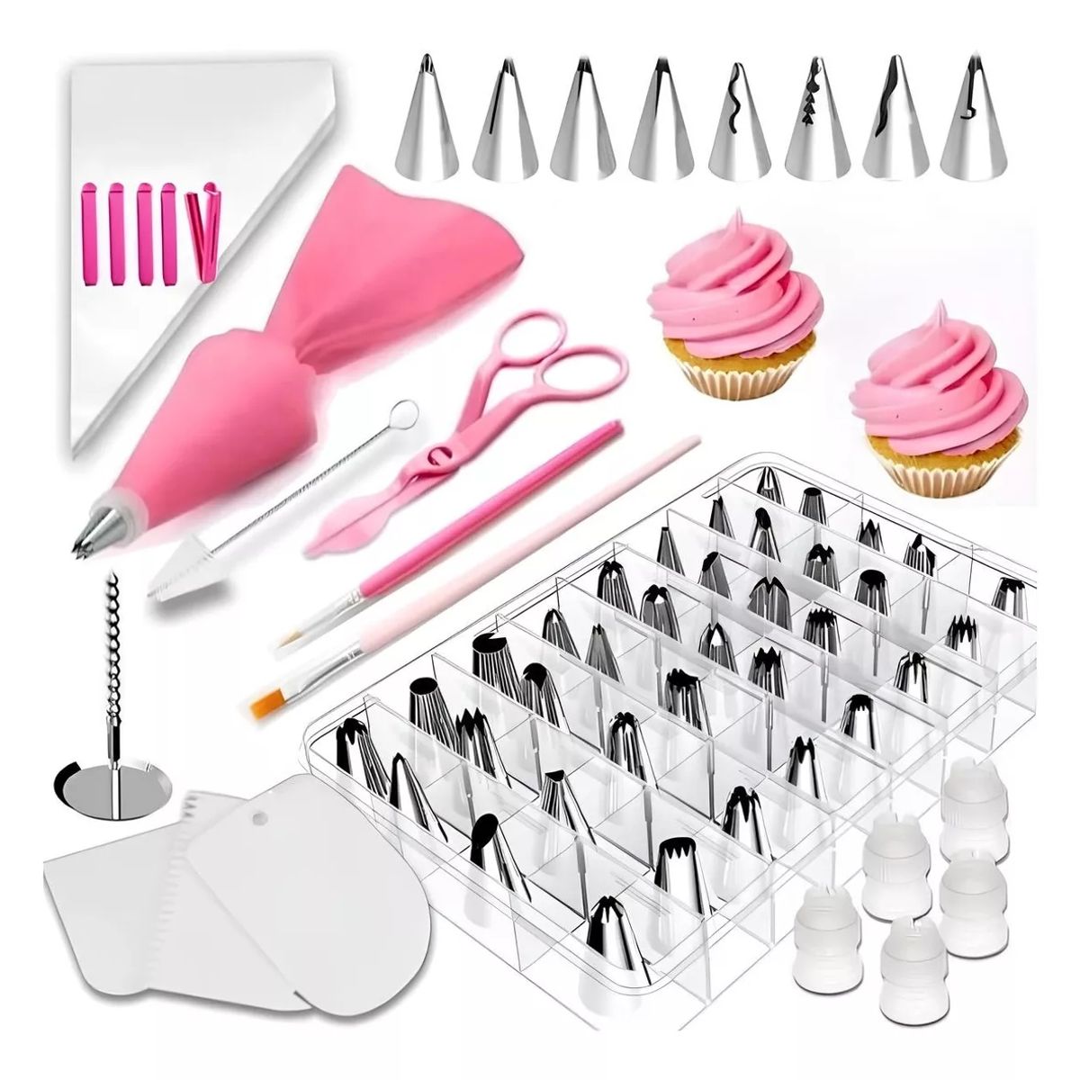 GENERICO - Boquillas De Decoración Para Pastelería Set 83 Pcs