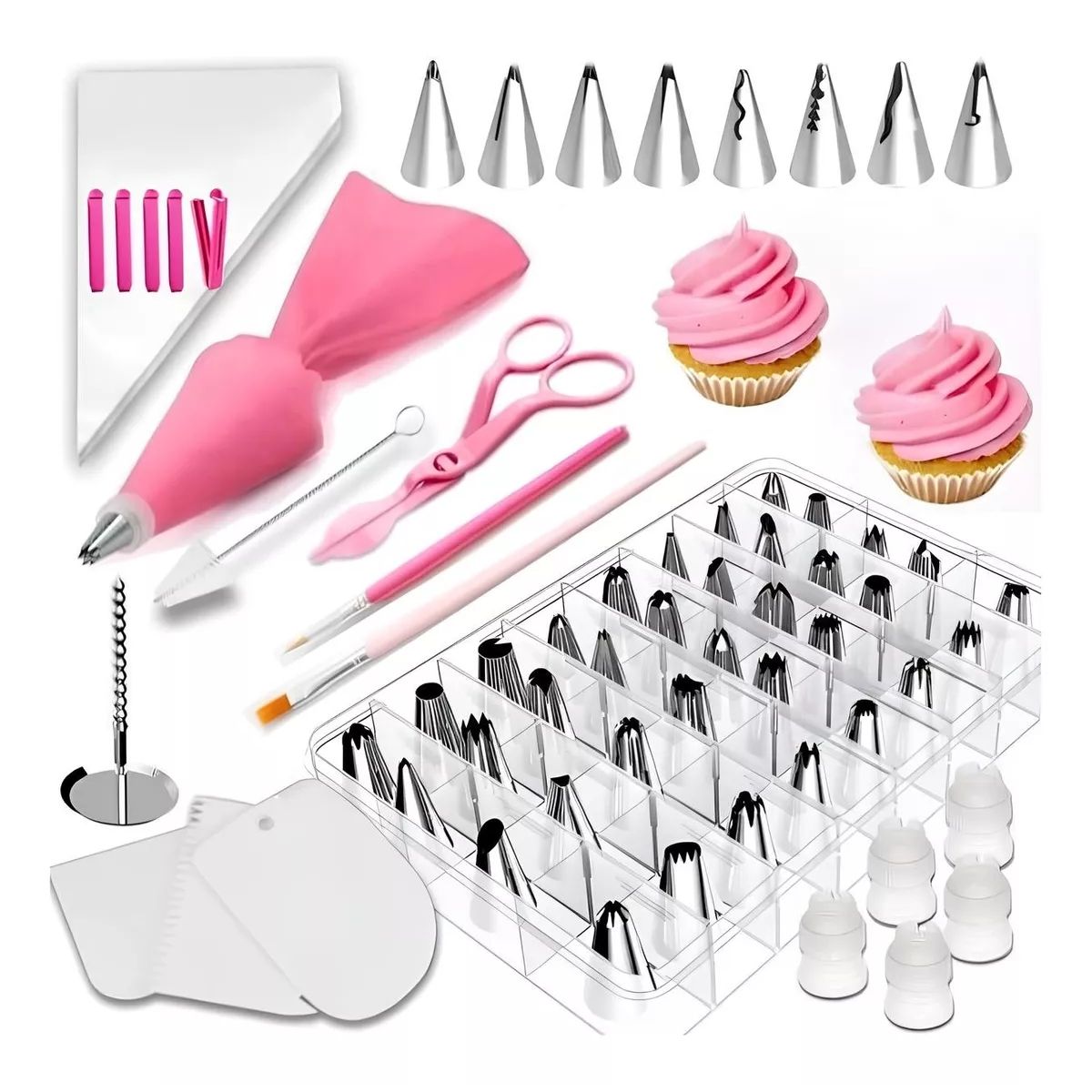 GENERICO - Boquillas De Decoración Para Pastelería Set 83 Pcs