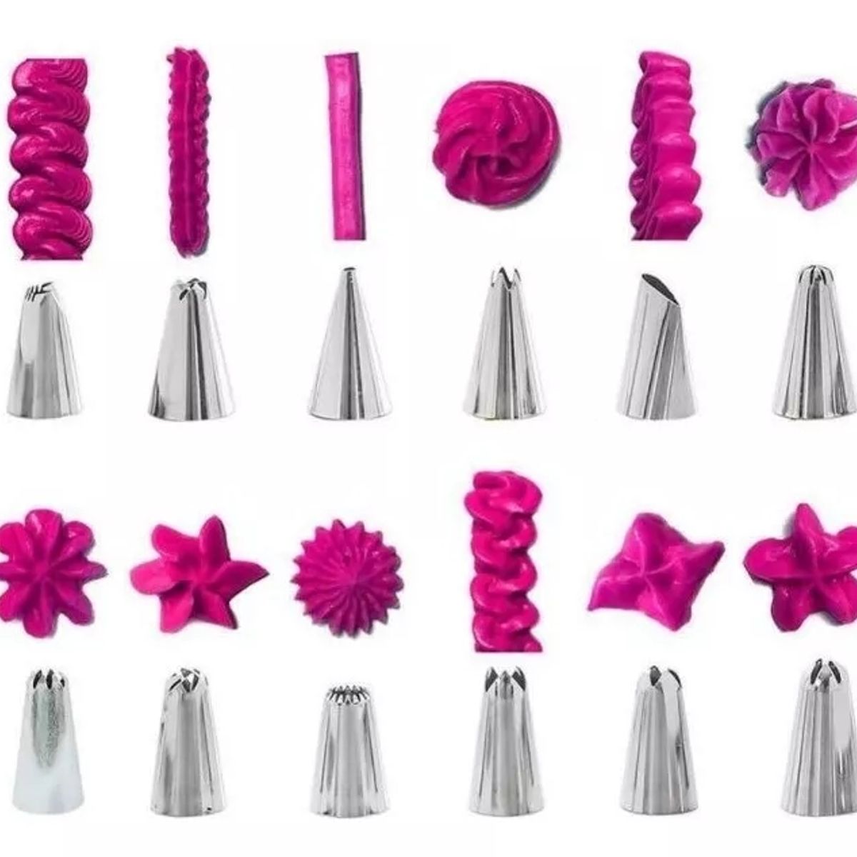 GENERICO - Boquillas De Decoración Para Pastelería Set 83 Pcs