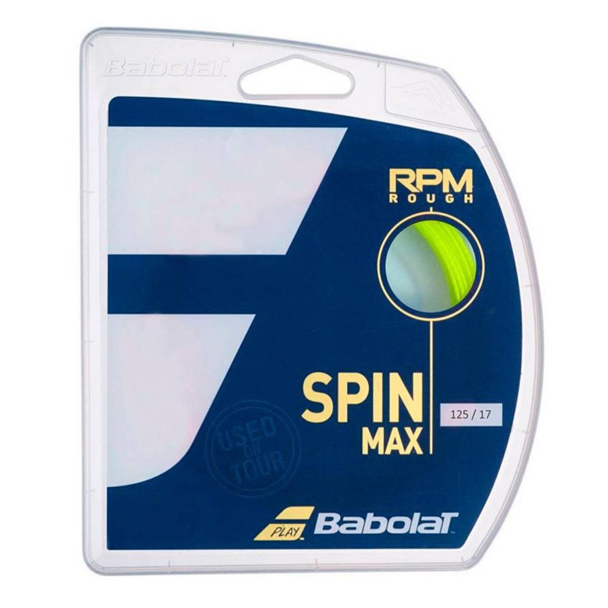 BABOLAT - Cuerda Babolat Rpm Rough Amarillo 1.25 - 12m