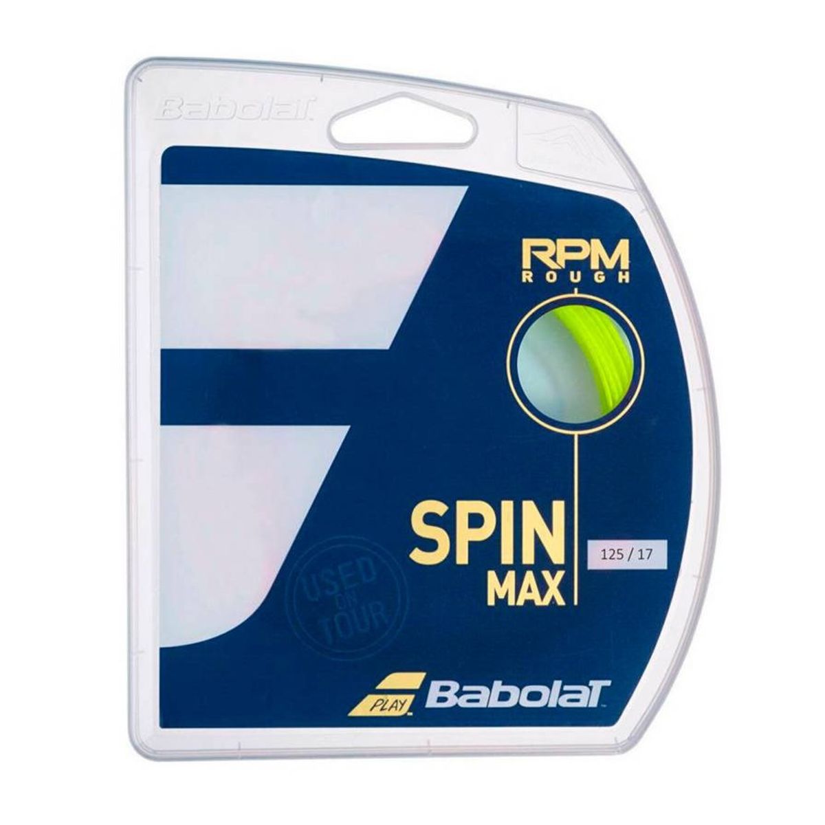 BABOLAT - Cuerda Babolat Rpm Rough Amarillo 1.25 - 12m