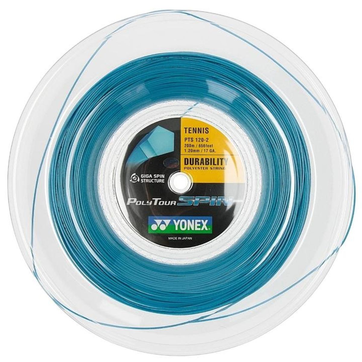 YONEX - Rollo de Cuerda Yonex Poly Tour Spin 1.25 - 200m