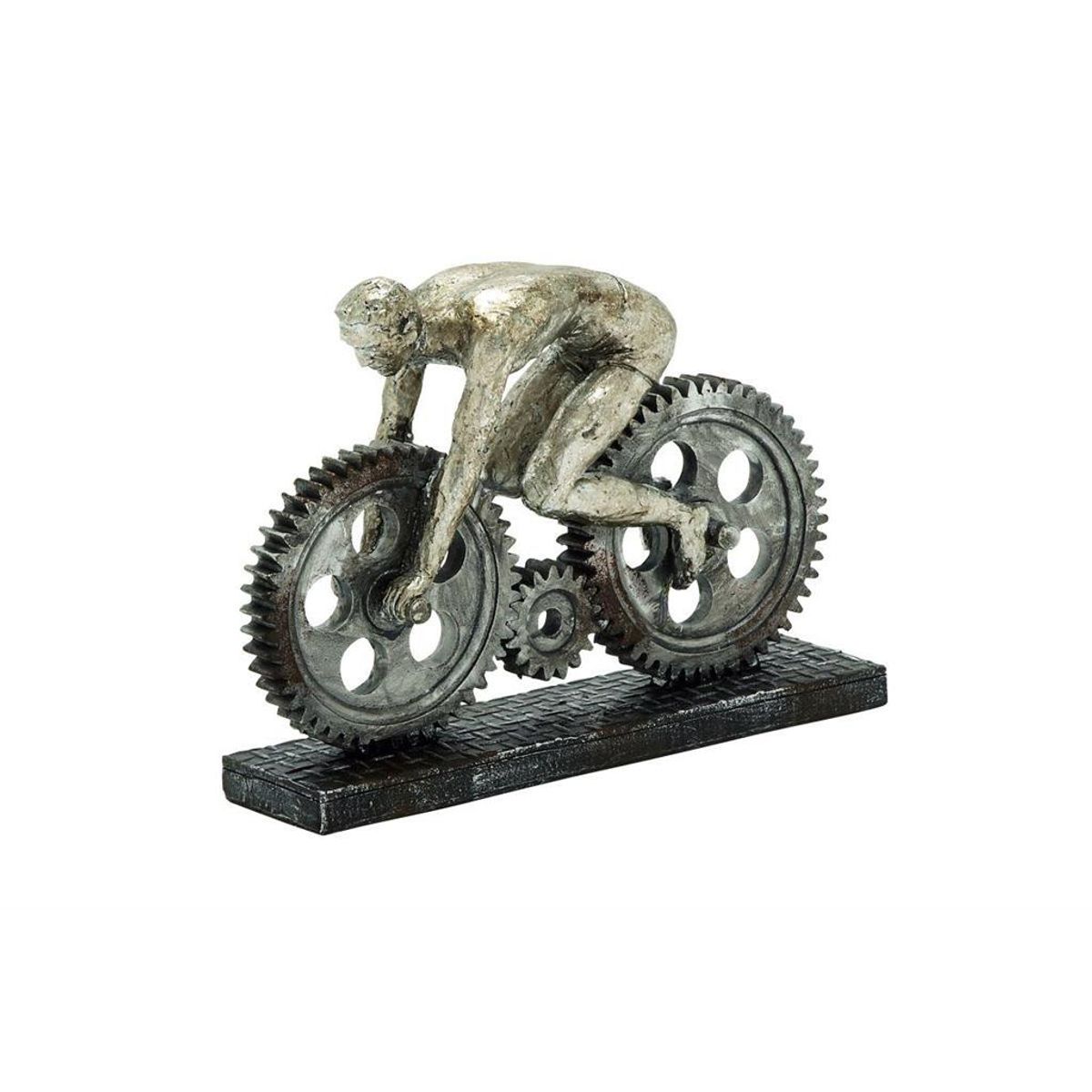 MSA MUEBLES SANTA ANA - ESCULTURA DE PERSONA EN MOTO