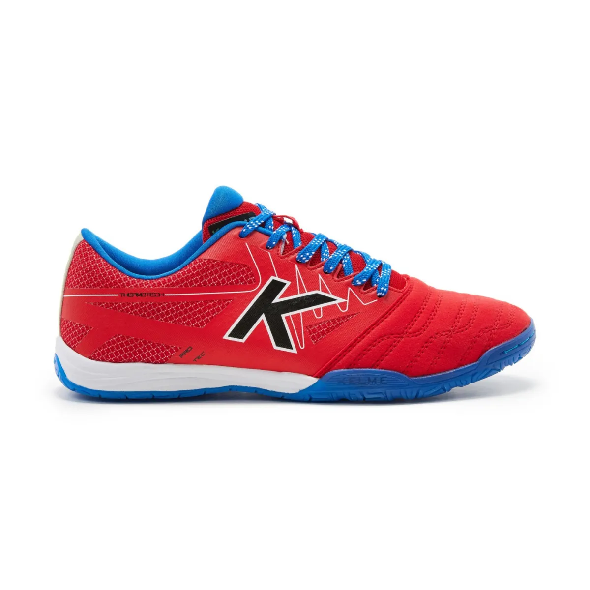 KELME - Zapatillas Futsal Scalpel Rojo y Azul Kelme