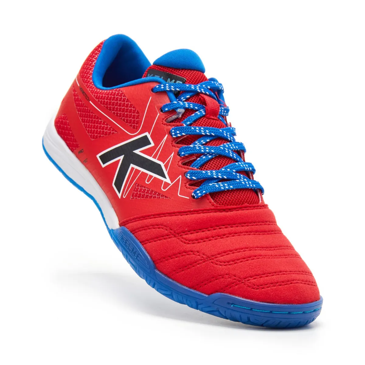 KELME - Zapatillas Futsal Scalpel Rojo y Azul Kelme