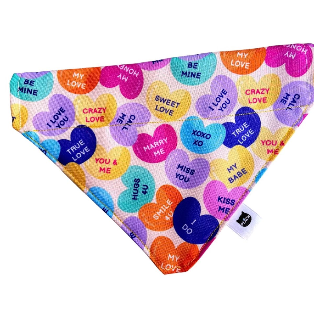 GENERICO - Bandana para perros diseño Amor Talla XL