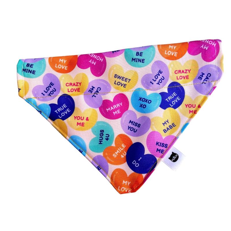 GENERICO - Bandana para perros diseño Amor Talla XL