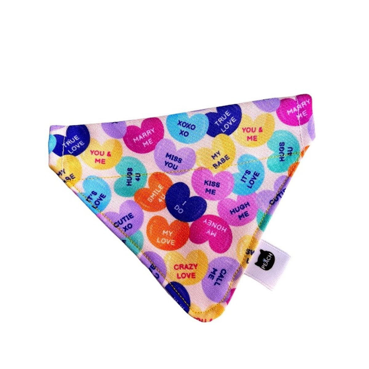 GENERICO - Bandana para perros diseño Amor Talla M
