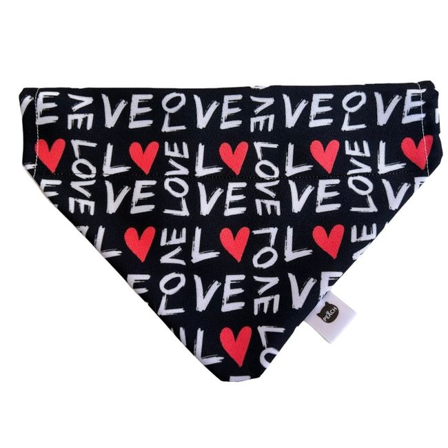 GENERICO - Bandana para perros diseño LOVE Talla XL