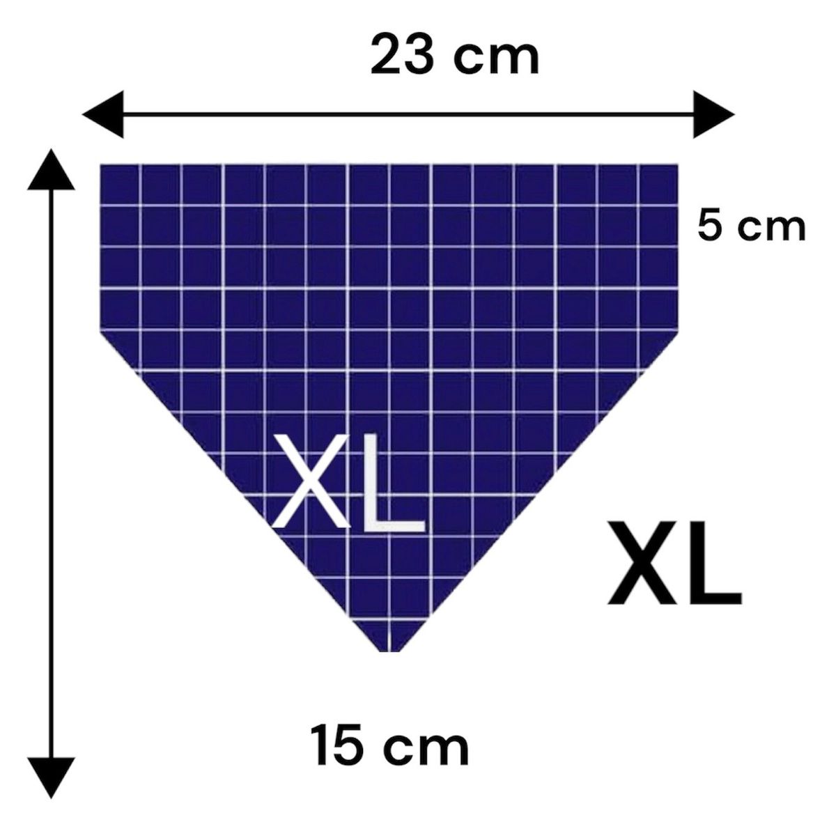 GENERICO - Bandana para perros diseño LOVE Talla XL