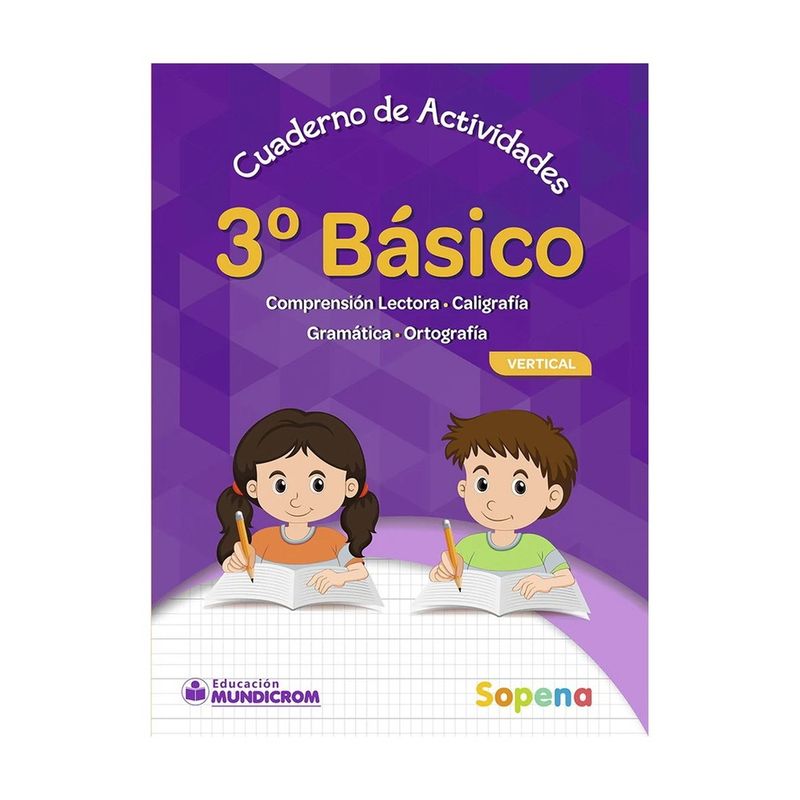 SOPENA - Cuaderno De Actividades 3° Basico Vertical