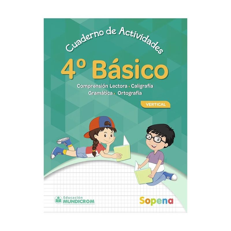 SOPENA - Cuaderno De Actividades 4° Basico Vertical