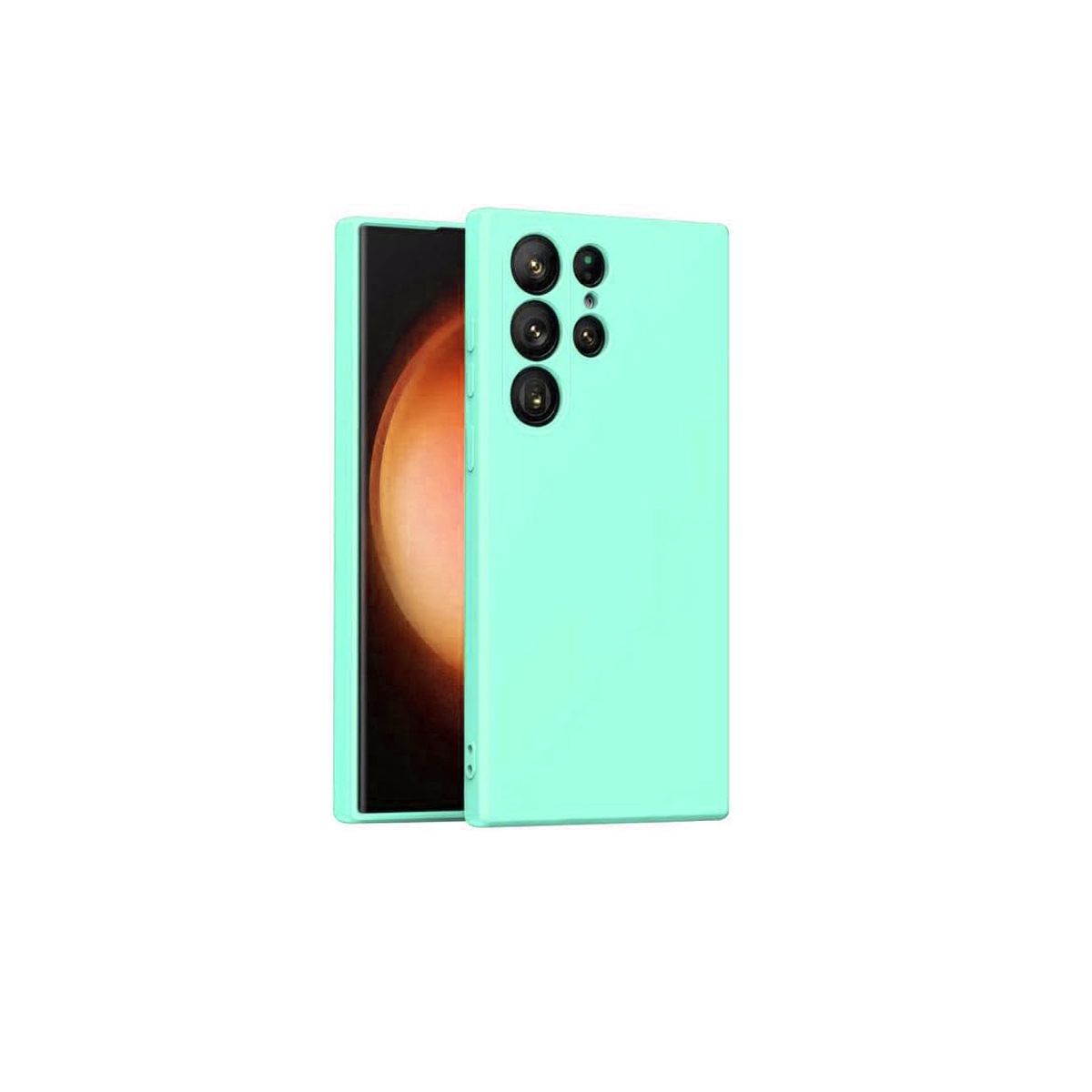 JOIGO - Carcasa Para Samsung S24 Ultra Goma Turquesa