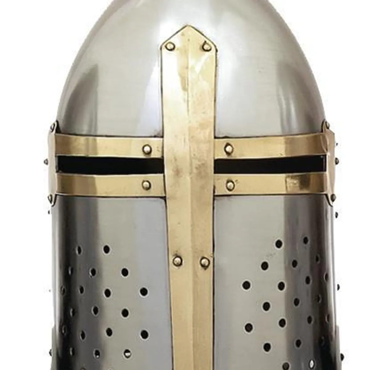 GENERICO - CASCO CABALLERO CRUZADO MEDIEVAL