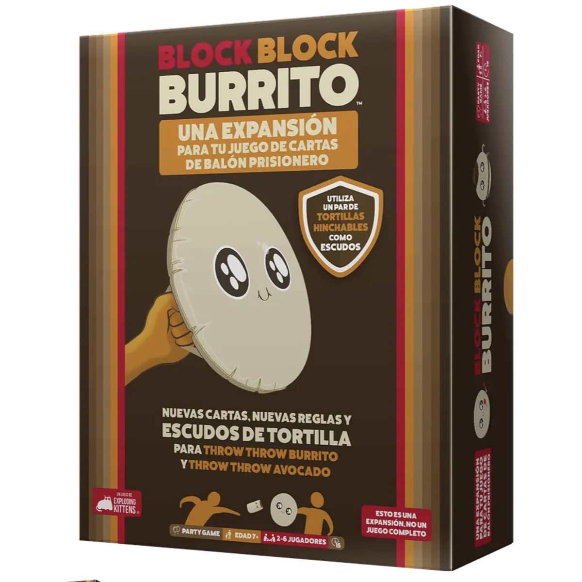 EDGE ENTERTAINMENT - Block Block Burrito - Juego de Mesa - En Español