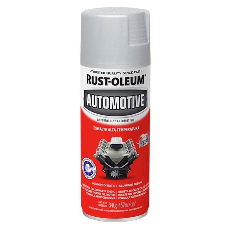 RUST OLEUM - Pinturas para Alta Temperatura Aluminio Mate