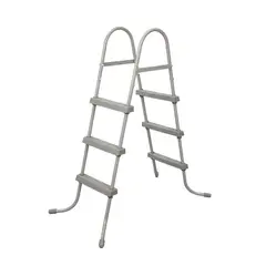 BESTWAY - Escalera Piscina 107cm De 3 Peldaños Tipo Arco