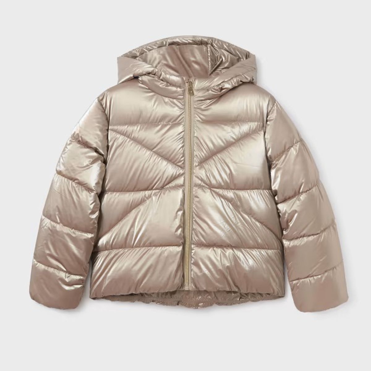 MAYORAL - Parka Chaquetón metalizado poliéster reciclado chica